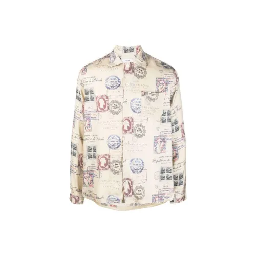 RHUDE Shirts Men Beige