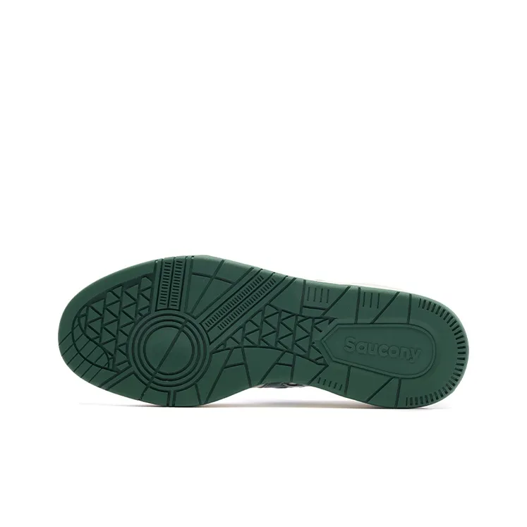 Saucony Cross 90 Anti Slip And Wear Resistant Lightweight Low Top Casual Shoes Unisex Beige Green-4