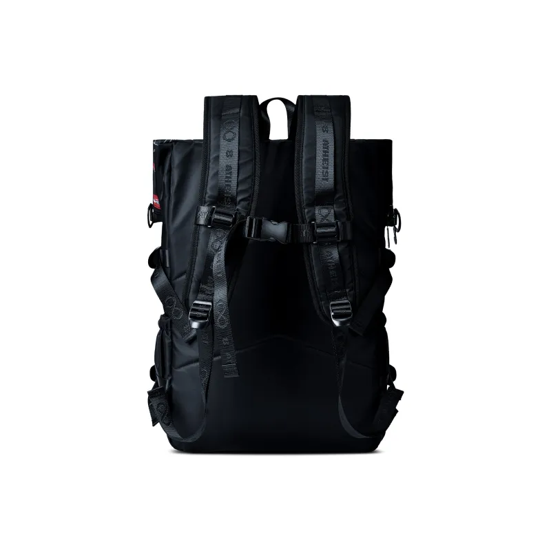 8atheist Polyester Students Backpack 16 Inches Laptop Bag Tubas Unisex Black-2