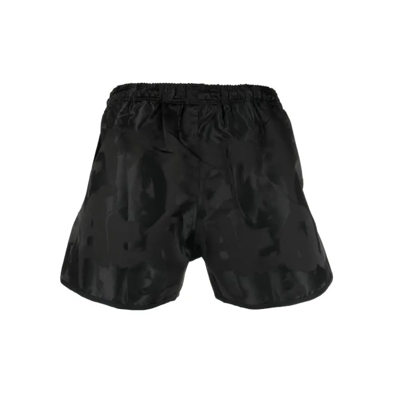 Alexander McQueen Logo Printed Swim Shorts-1