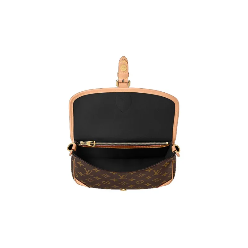 LOUIS VUITTON Diane Satchel Monogram Brown/Beige/Multi-3