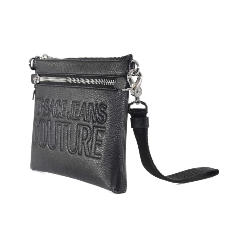 VERSACE JEANS COUTURE Leather Clutch Men's Black-2