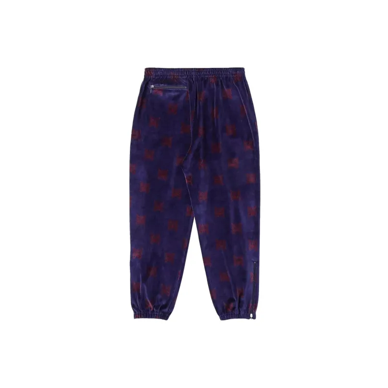 Needles Velour Papillon Zipped Track Pants-1
