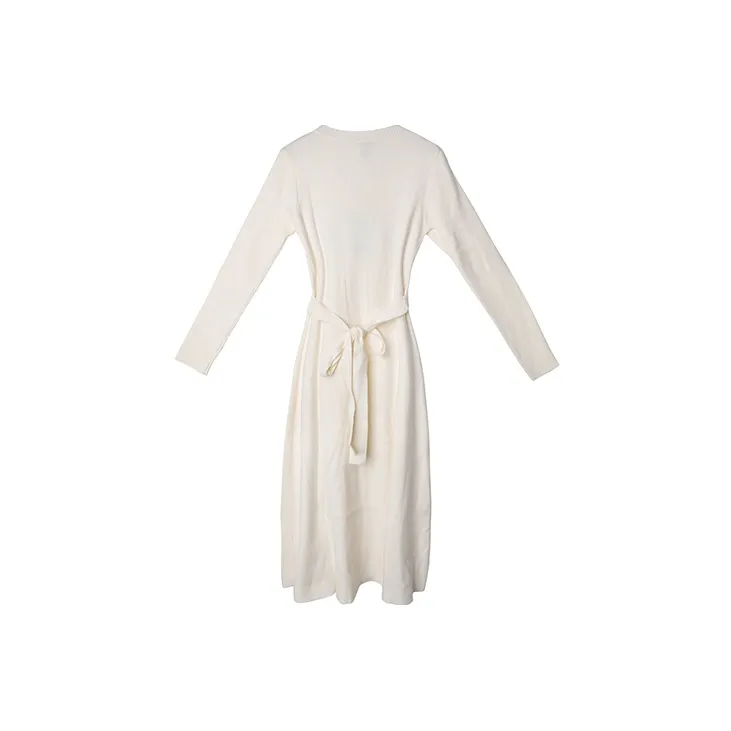 JINYE ORIENTAL Long Sleeved Dresses Women's Beige-1