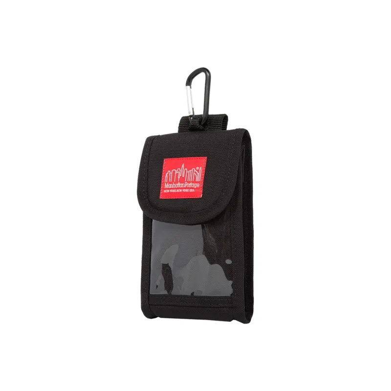 Manhattan Portage Nylon Card Holder Cell Phone Pouch Unisex Black-1