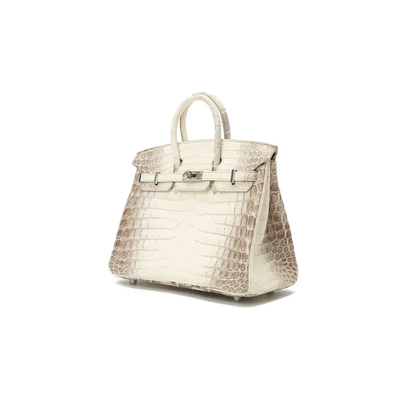 HERMES Birkin Crocodile Leather Birkin Bag Handbag Regular Women's Beige-1