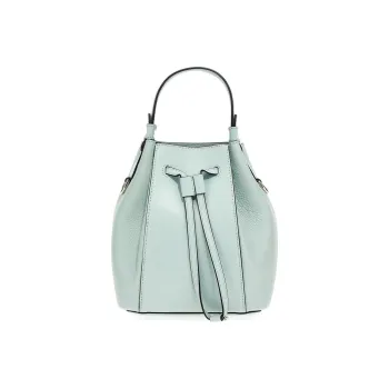 Furla Miastella Calfskin Bucket Bag Handbag Shoulder Bag Crossbody Bag Small Size Women's Light Blue