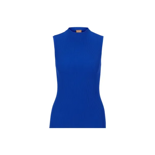 HUGO BOSS Tank Tops Women's Blue