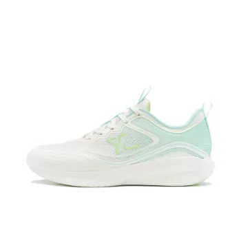 XTEP Lighten 7.0 Slip Resistant, Abrasion Resistant, Breathable Low Top Running Shoes Men's White Blue