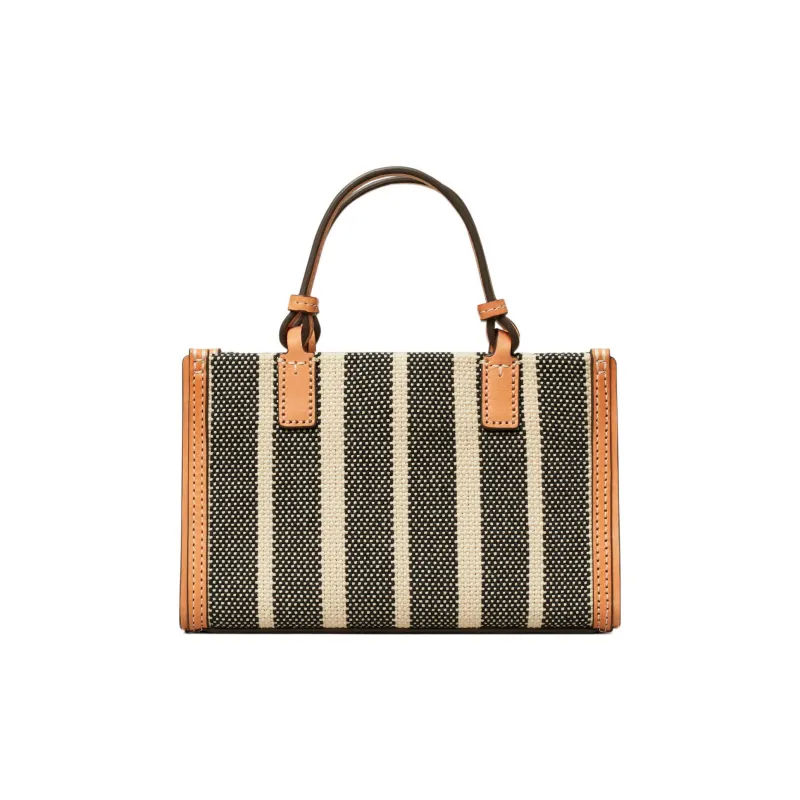 TORY BURCH Ella Canvas Canvas Bag Handbag Shoulder Bag Crossbody Bag Mini Women's Multicolor-3