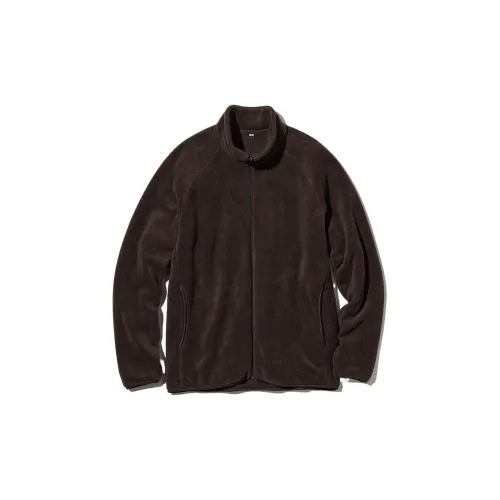 UNIQLO Jackets Unisex Brown Black