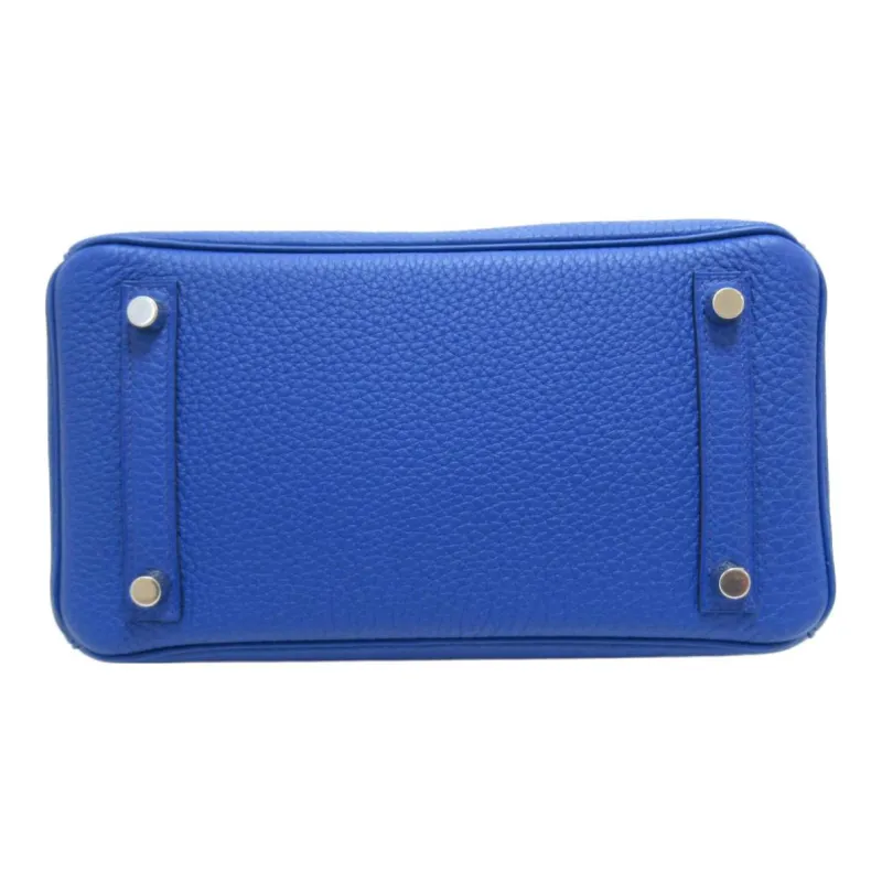 HERMES Birkin Togo Calfskin Birkin Bag Handbags 25 Women's O8 Bleu Royal Royal Blue-3
