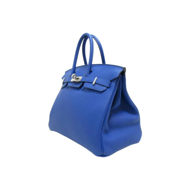HERMES Birkin Togo Calfskin Birkin Bag Handbags 25 Women's O8 Bleu Royal Royal Blue-1