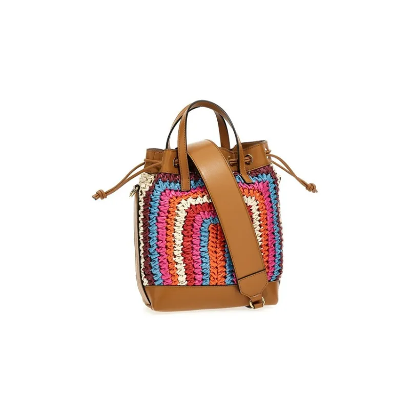 ETRO Crochet Logo Detailed Small Tote Bag-3