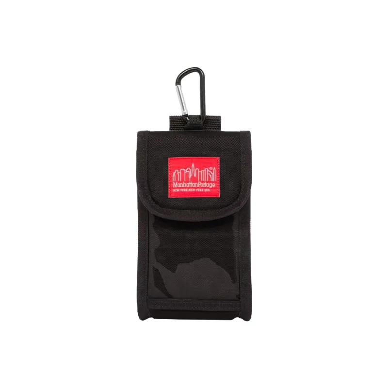 Manhattan Portage Nylon Card Holder Cell Phone Pouch Unisex Black-0