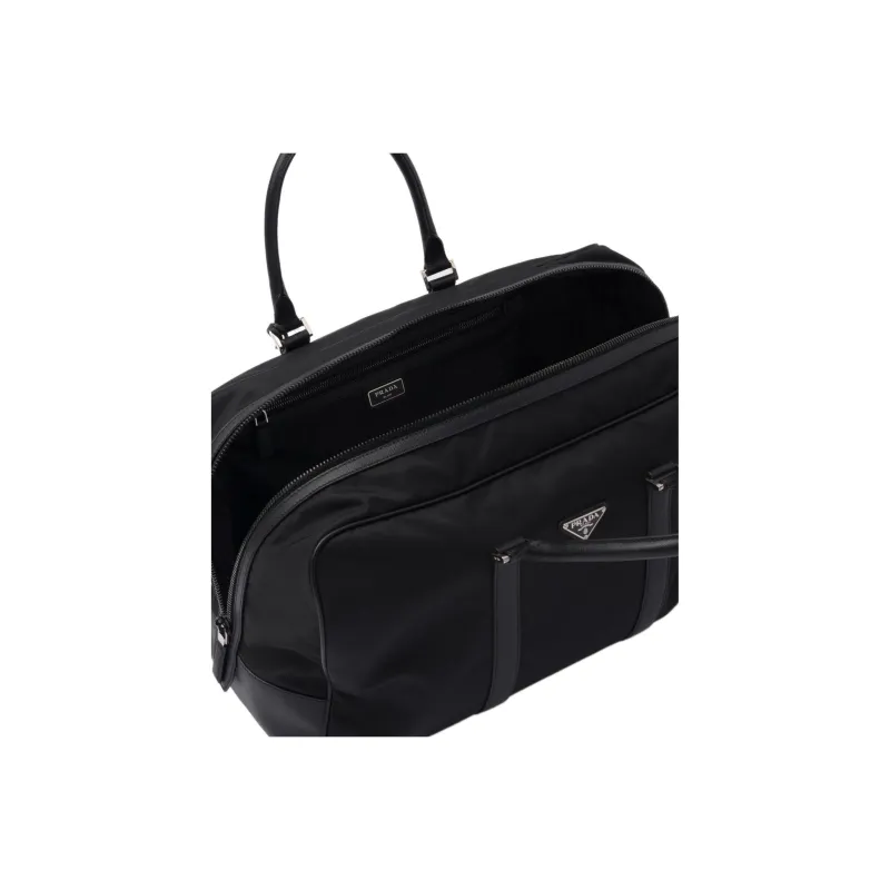 PRADA Re Nylon Fabric With Leather Handbag, Shoulder Bag, Crossbody Bag, Travel Bag Men's-3
