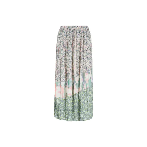 HUGO BOSS Casual Long Skirts Women's Light Green