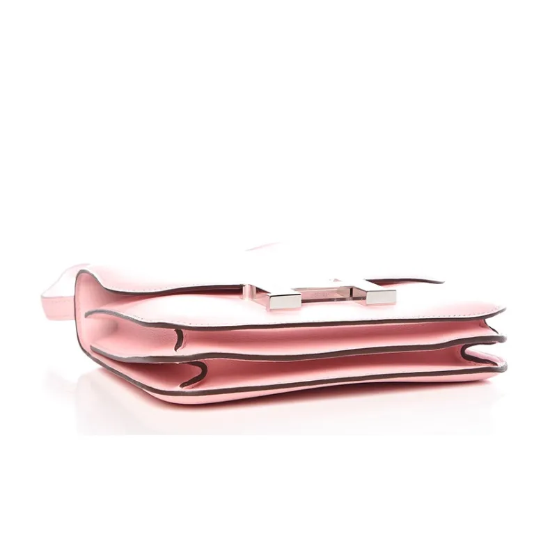 HERMES Constance Goatskin Shoulder Bag Crossbody Bag Mini Women's 3Q Rose Sakura Cherry Blossom Pink-2