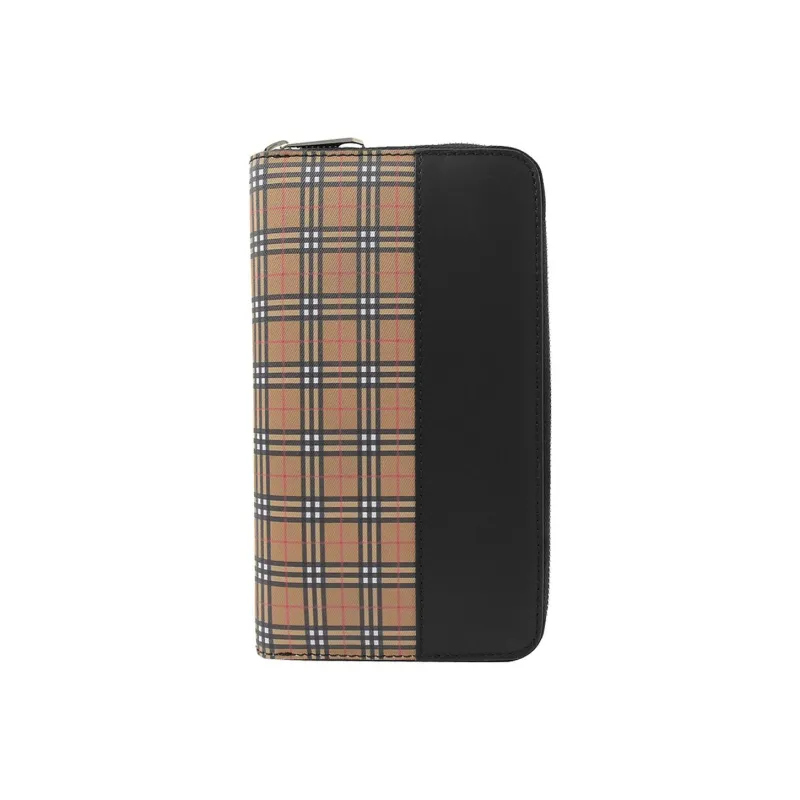 Burberry PVC Wallet Women's Classical Style Yellow-6