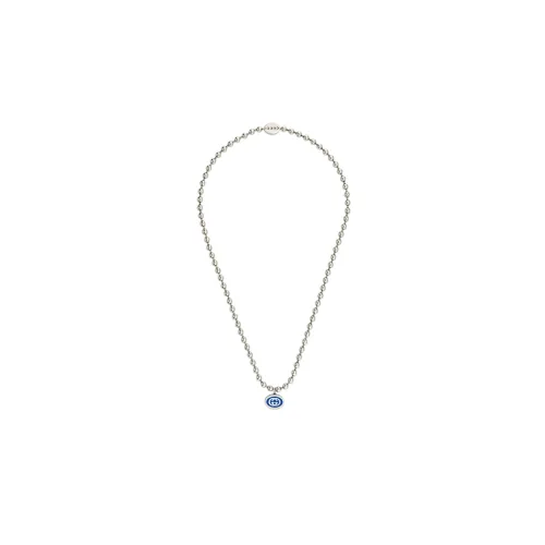 GUCCI Necklaces Women's Blue