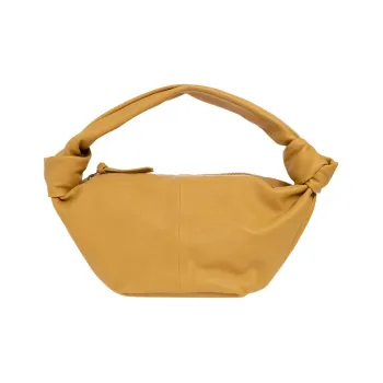 Bottega Veneta Cow Leather One Shoulder Handbags Mini Women's Yellow