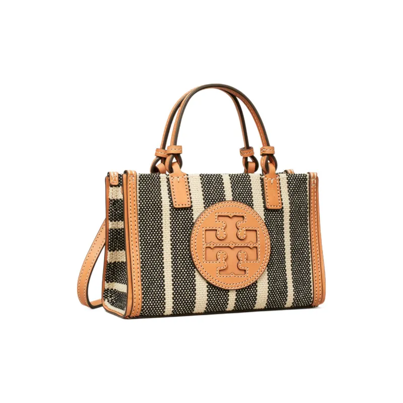 TORY BURCH Ella Canvas Canvas Bag Handbag Shoulder Bag Crossbody Bag Mini Women's Multicolor-1
