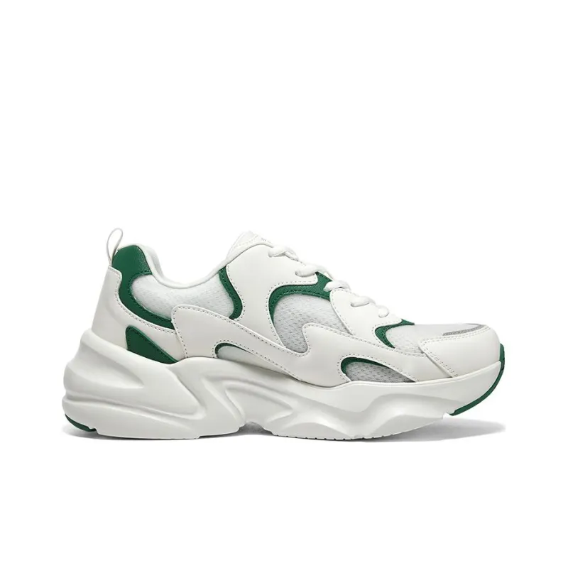 Skechers BOBS BAMINA 2 Forest Green Anti Slip Wear Resistant Low Top Casual Shoes Men's White Green-1