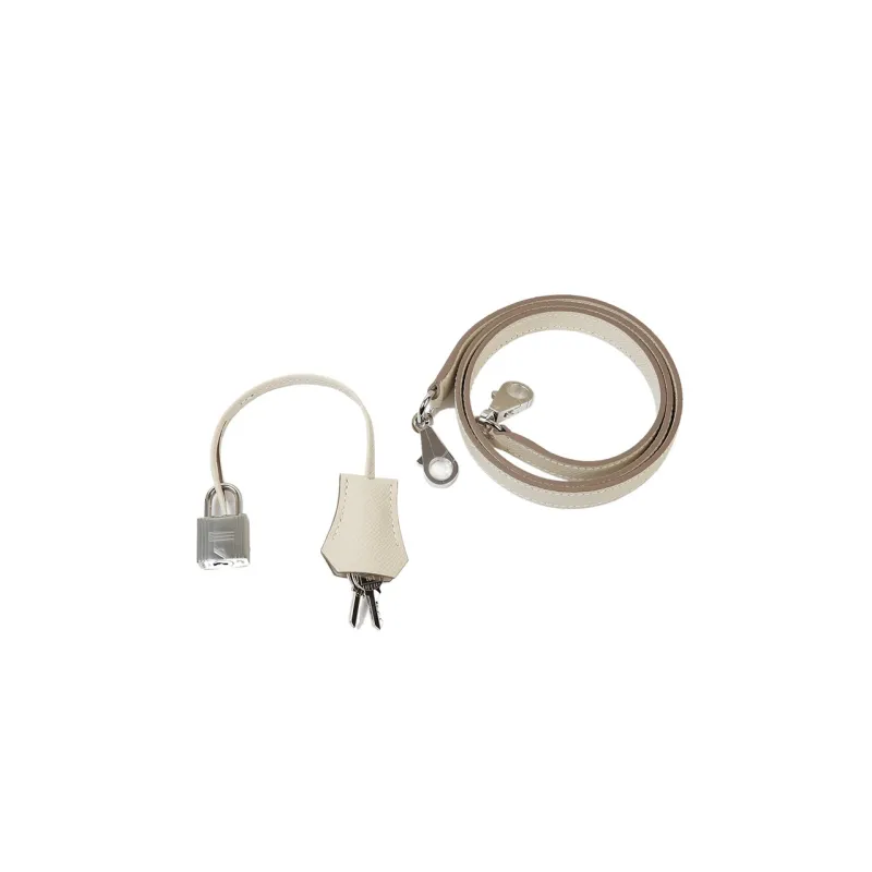HERMES Kelly Epsom Leather Kelly Bag Handbag Regular Women's 10 Craie Milkshake White-6