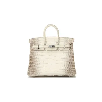HERMES Birkin Crocodile Leather Birkin Bag Handbag Regular Women's Beige