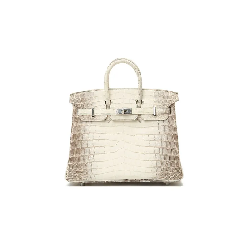 HERMES Birkin Crocodile Leather Birkin Bag Handbag Regular Women's Beige-0