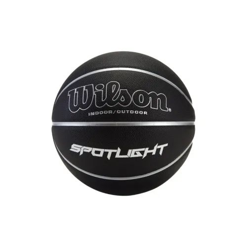 Wilson PU Basketball Black Silver Size 7 Ball Training Unisex