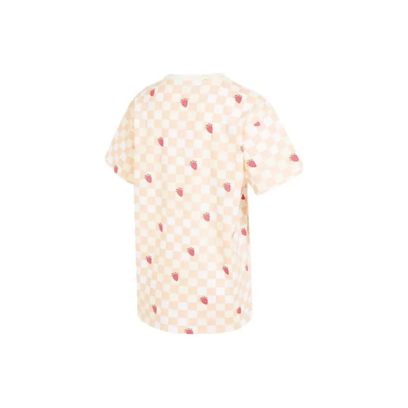 Vans T Shirt Women's Beige Yellow-1