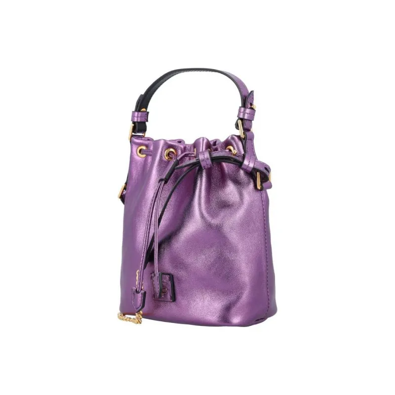 TOM FORD DISCO Cow Leather Bucket Bags Shoulder Bag Crossbody Bag Handbag Small Size Women's Fuchsia-1