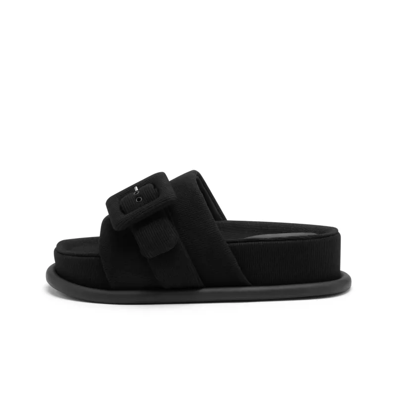 CHARLES&KEITH Slide Slippers Women's Black/Multi Composite Color/Pink-3