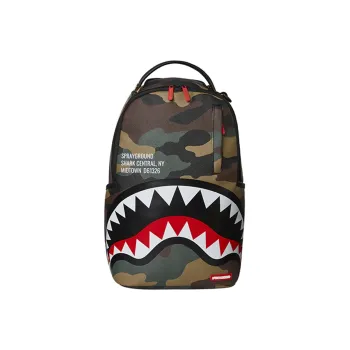 SPRAYGROUND Polyester Backpack Large Size Unisex Army Green