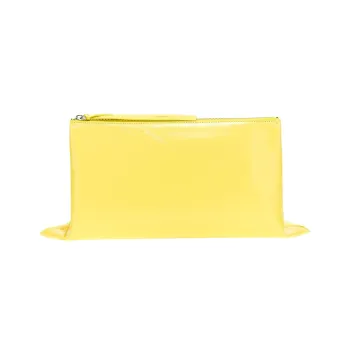 JIL SANDER Logo Detailed Zip Up Clutch Bag