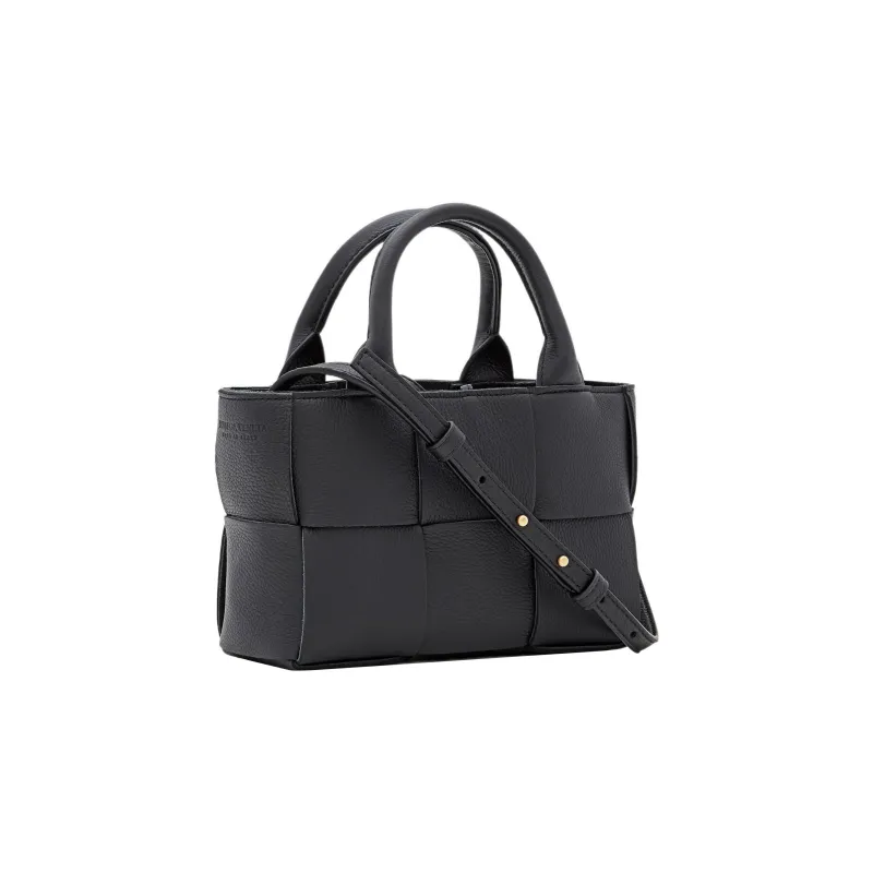 Bottega Veneta ARCO Cow Leather Tote Bag, Shopping Bag, Shoulder Bag, Crossbody Bag, Handbag Extra Mini Women's Black-2