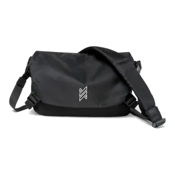 NOMK Oxford Messenger Bag Workwear Bag Small Square Bag Backpack Envelope Bag Shoulder Bag Crossbody Bag Unisex Black