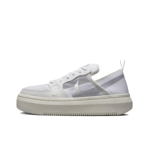 Nike Women's Court Vision Alta 'White Metallic Silver'