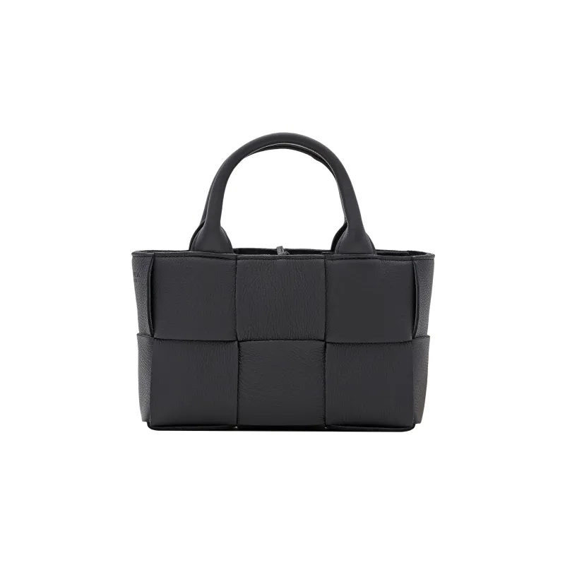 Bottega Veneta ARCO Cow Leather Tote Bag, Shopping Bag, Shoulder Bag, Crossbody Bag, Handbag Extra Mini Women's Black-0