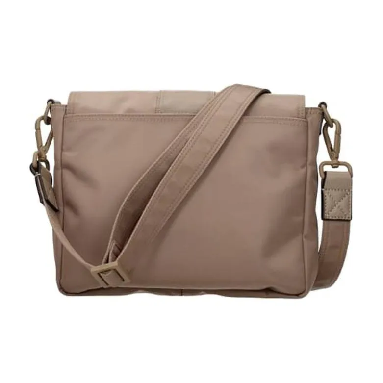 FENDI Nylon Baguette Bag, Messenger Bag, Shoulder Bag, Crossbody Bag Medium Size Men's Light Brown-3