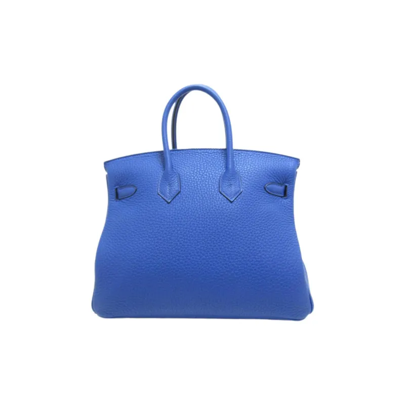 HERMES Birkin Togo Calfskin Birkin Bag Handbags 25 Women's O8 Bleu Royal Royal Blue-2