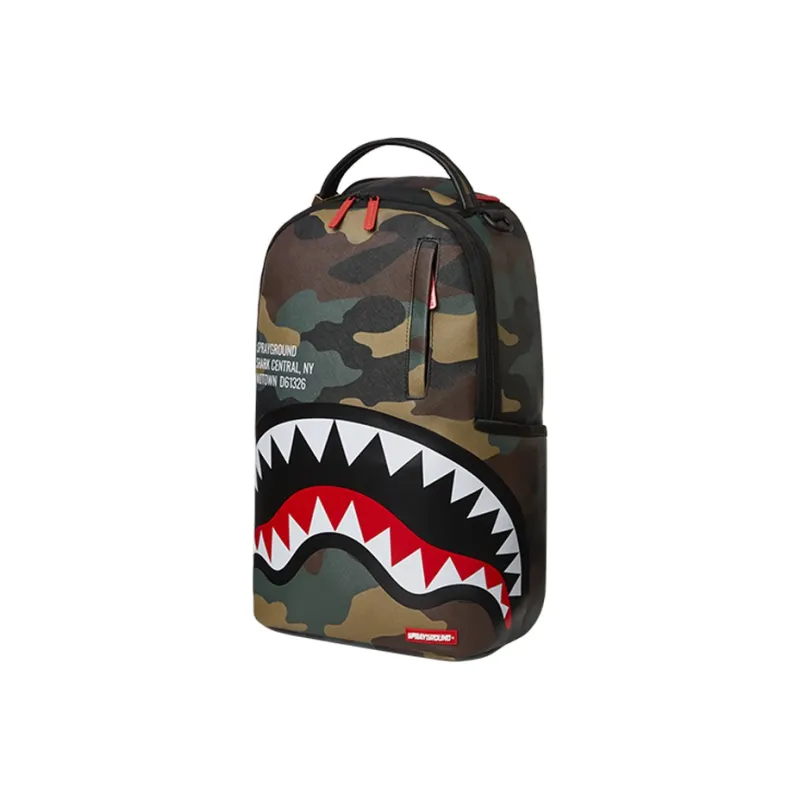 SPRAYGROUND Polyester Backpack Tubas Unisex Army Green-1