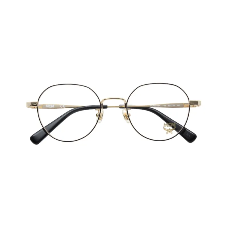 MCM Eyeglass Frames Unisex Gold-3