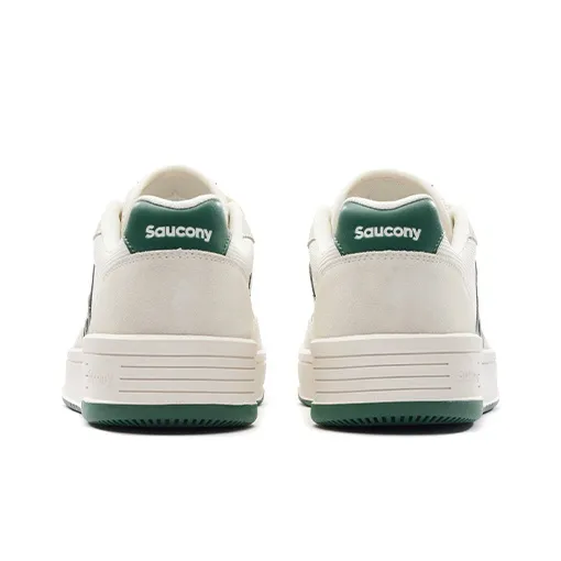 Saucony Cross 90 Anti Slip And Wear Resistant Lightweight Low Top Casual Shoes Unisex Beige Green-3