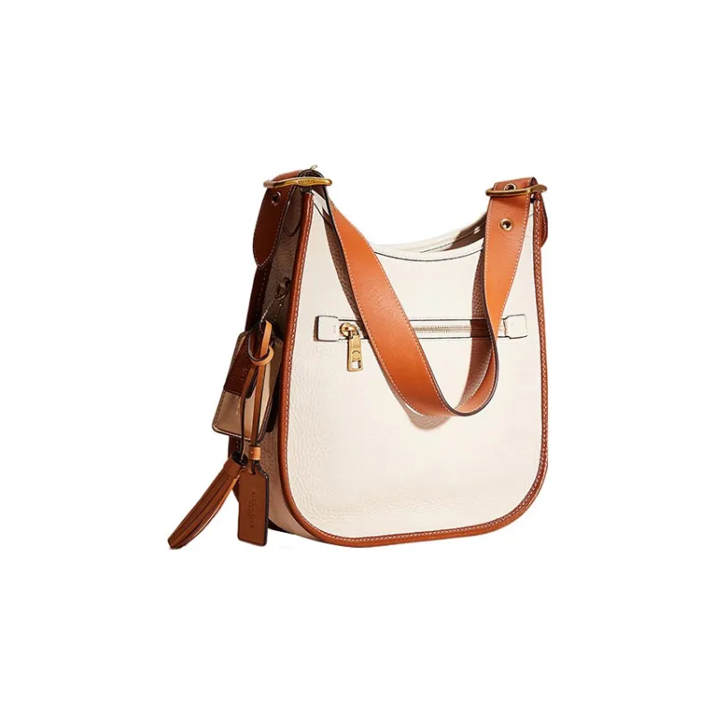 COACH Emery Leather Shoulder Bag Crossbody Bag Large Size Women's Multicolor-1