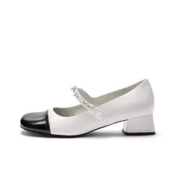 CHARLES&KEITH Small Ck Chunky Heel Mary Jane 3.6cm Women's
