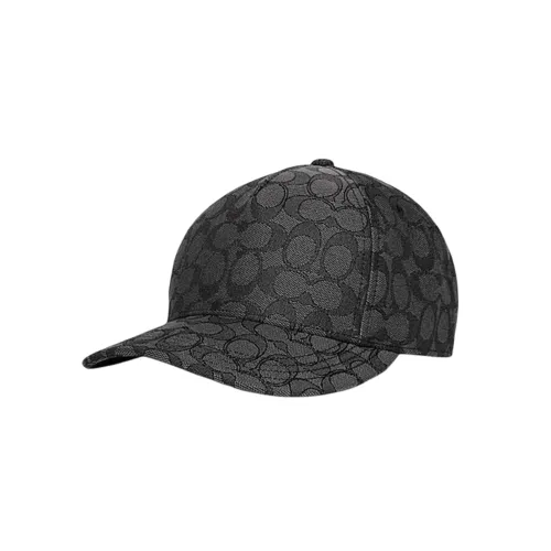 COACH Baseball Caps Unisex Black