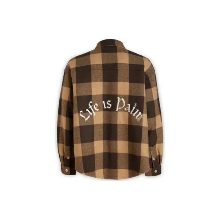 PALM ANGELS Jackets Men Dark Brown-1