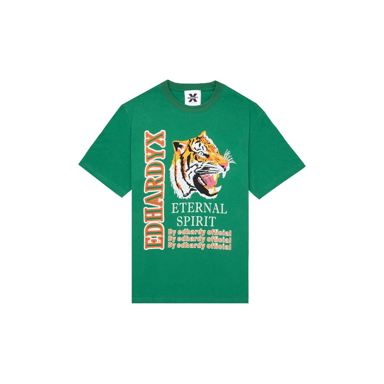 ED HARDY X T-Shirts Unisex Black L - POIZON